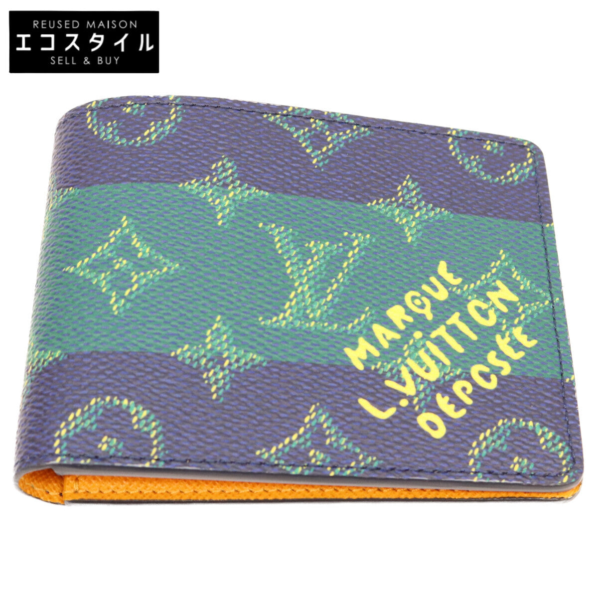 LOUIS VUITTON ルイヴィトン M25795 モノグラム・ヘリテージ ポルトフォイユ・スレンダー 二つ折り 財布 二つ折り財布（小銭入れなし）