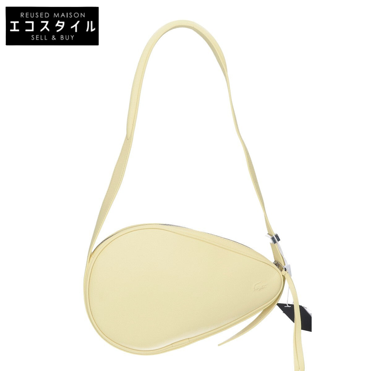 Lacoste ラコステ 【新品同様/25SS】Fashion Show NU51720P TENNIS HOBO レザー ラケットバッグ ショルダーバッグ