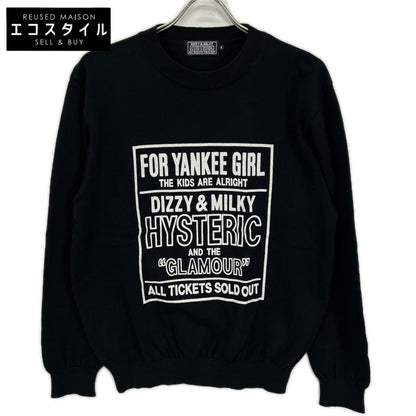 HYSTERIC GLAMOUR ヒステリックグラマー 02213NS03 ブラック DIZZY&MILKY プルオーバー トップス トップス