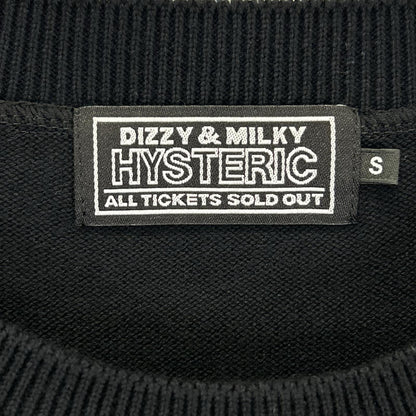 HYSTERIC GLAMOUR ヒステリックグラマー 02213NS03 ブラック DIZZY&MILKY プルオーバー トップス トップス