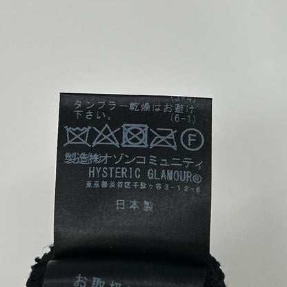 HYSTERIC GLAMOUR ヒステリックグラマー 02213NS03 ブラック DIZZY&MILKY プルオーバー トップス トップス