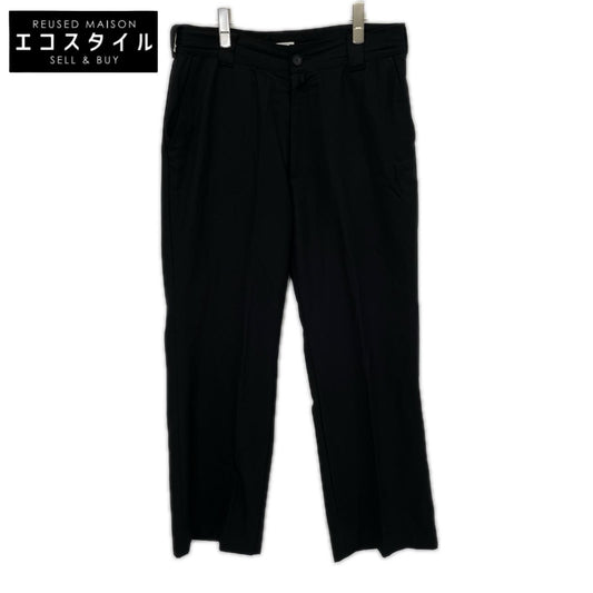 SEEALL シーオール SAU41 PT182 Black wool-blend Essential flare pants bottoms