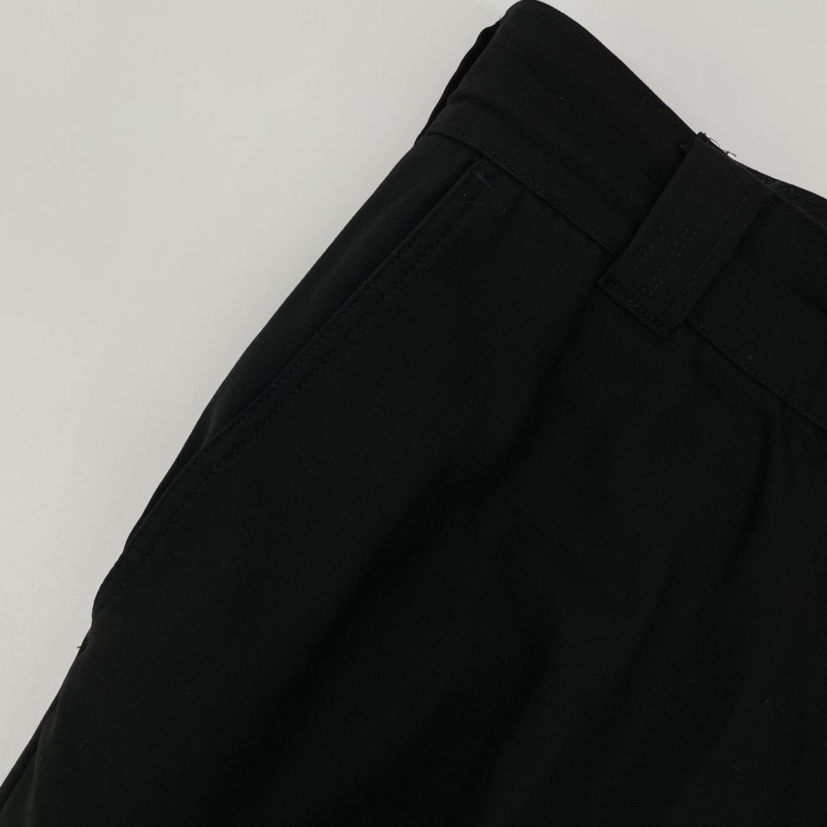 SEEALL シーオール SAU41 PT182 ブラック ウール混 エッセンシャル フレアパンツ ボトムス