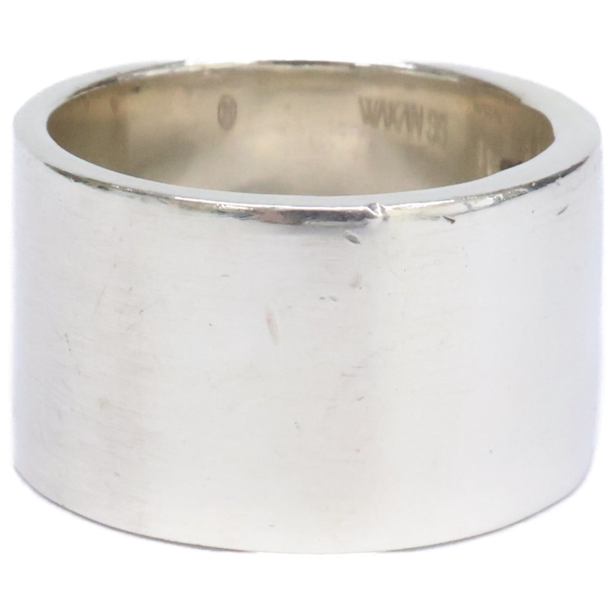 WAKAN SILVER SMITH ワカンシルバースミス 【美品】950 R-060 12mm Matte ring マット リング 指輪
