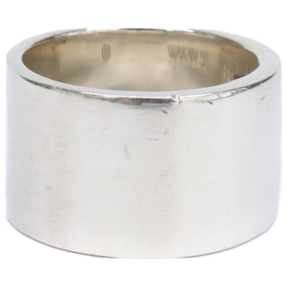 WAKAN SILVER SMITH ワカンシルバースミス 【美品】950 R-060 12mm Matte ring マット リング 指輪