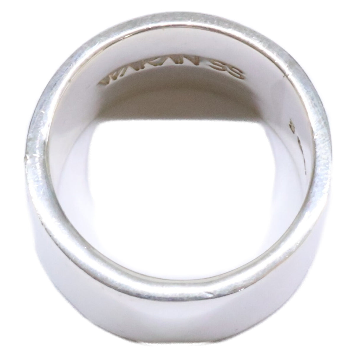 WAKAN SILVER SMITH ワカンシルバースミス 【美品】950 R-060 12mm Matte ring マット リング 指輪