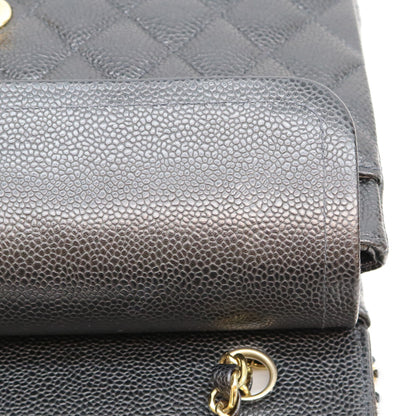 CHANEL シャネル 10番 A01112 黒 内黒 キャビア GP金具 マトラッセ25 ショルダーバッグ ショルダーバッグ
