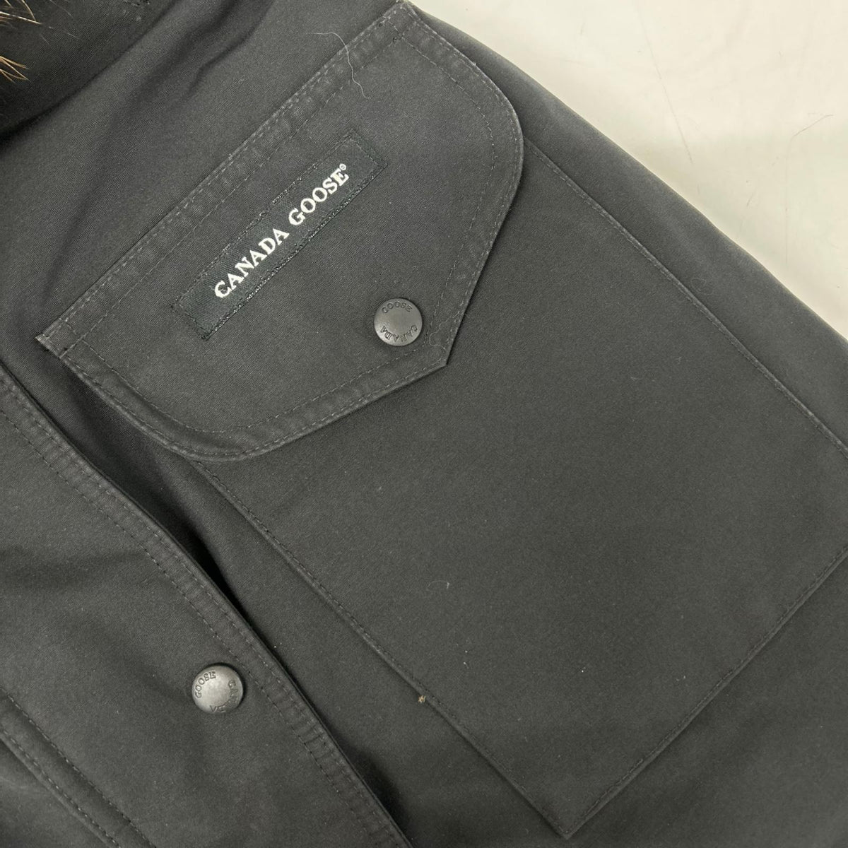 CANADA GOOSE カナダグース 6660LA 黒 トリリウムパーカ フュージョンフィット ダウンコート コート