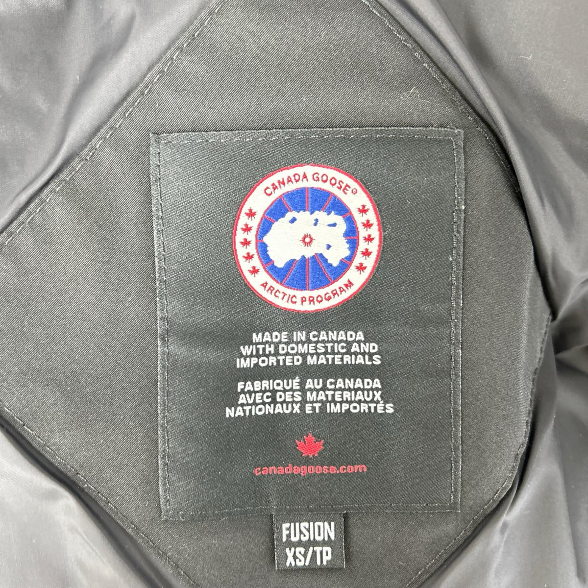 CANADA GOOSE カナダグース 6660LA 黒 トリリウムパーカ フュージョンフィット ダウンコート コート