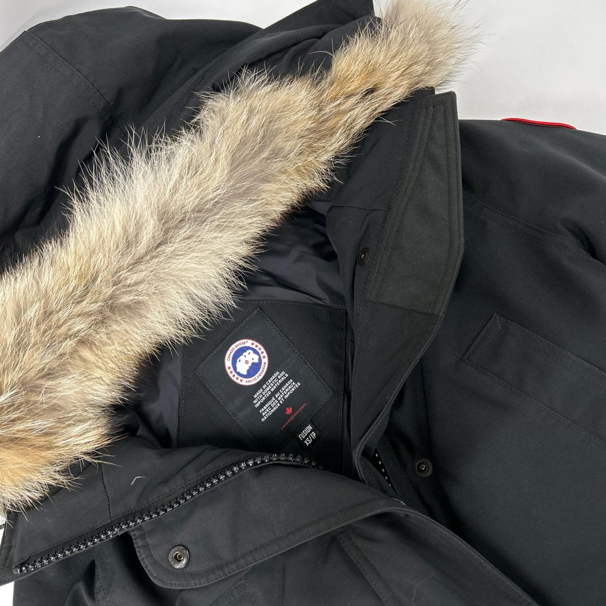 CANADA GOOSE カナダグース 6660LA 黒 トリリウムパーカ フュージョンフィット ダウンコート コート