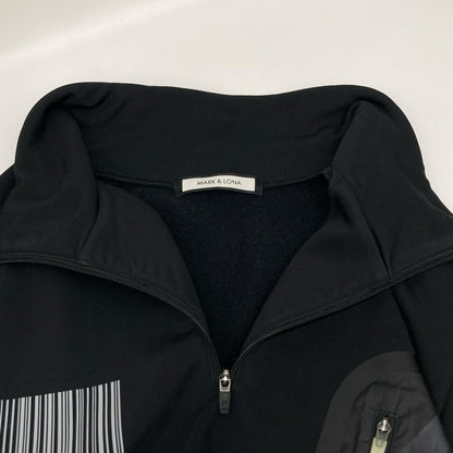 MARK&LONA マークアンドロナ 19AW ブラック ハーフジップ ジャージー ロンT トップス トップス