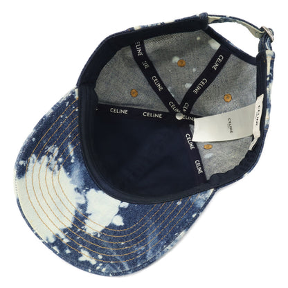 CELINE セリーヌ 【即決/国内正規】2AU6K470Y.07BH Baseball Cap In Cotton and Denim ブリーチデニム キャップ 帽子