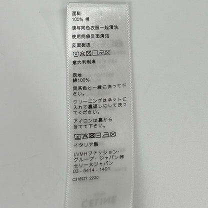 CELINE セリーヌ 22AW 2X86B671Q グレー 星条旗グラフィック オーバーサイズ クルーネック Tシャツ トップス