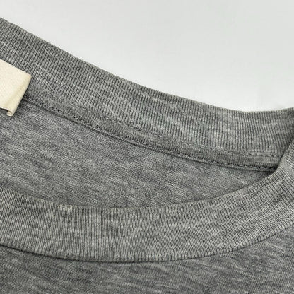 CELINE セリーヌ 22AW 2X86B671Q グレー 星条旗グラフィック オーバーサイズ クルーネック Tシャツ トップス