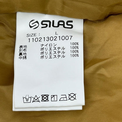 SILAS サイラス 110213021007 マスタード×ブラック バイカラー ジップアップパファージャケット ジャケット