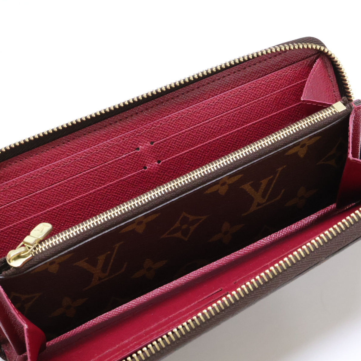 LOUIS VUITTON ルイヴィトン M60742 ポルトフォイユ・クレマンス ラウンドファスナー 長財布 長財布（小銭入れあり）