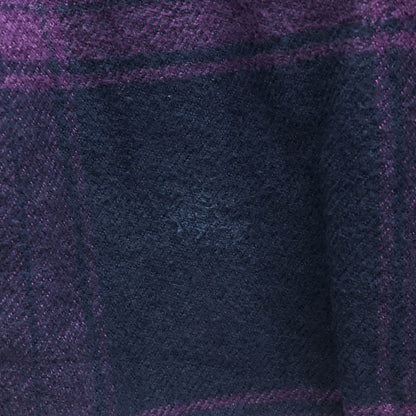 Patagonia パタゴニア 53947 ネイビー チェック ロングスリーブ フィヨルド フランネルシャツ トップス