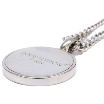 LOUIS VUITTON ルイヴィトン 25年製 M02446 ペンダント・ダミエ ステープル ネックレス