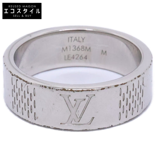 LOUIS VUITTON ルイヴィトン M1368M ダミエ・ステープル シン リング 指輪
