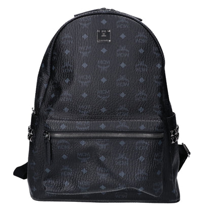 MCM エムシーエム 新品同様 MMK6SVE38BK001 ヴィセトス サイドスタッズ バックパック リュック バックパック