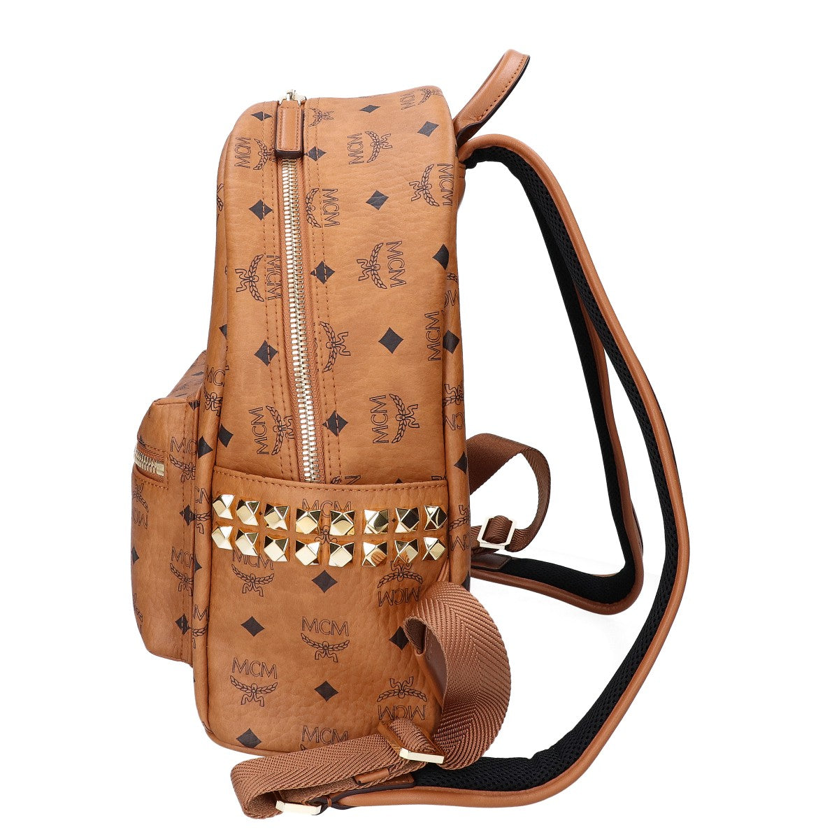 MCM エムシーエム 新品未使用 MMKEAVE14CO001 STARK ヴィセトス サイドスタッズ バックパック リュック バックパック