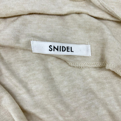 snidel スナイデル SWCO254029 ベージュ ドレープネックカットワンピース ワンピース