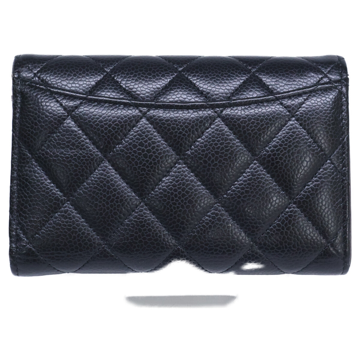 CHANEL シャネル AP0232 キャビアスキン マトラッセ ミディアム フラップ ウォレット 3つ折り財布 三つ折り財布（小銭入れあり）