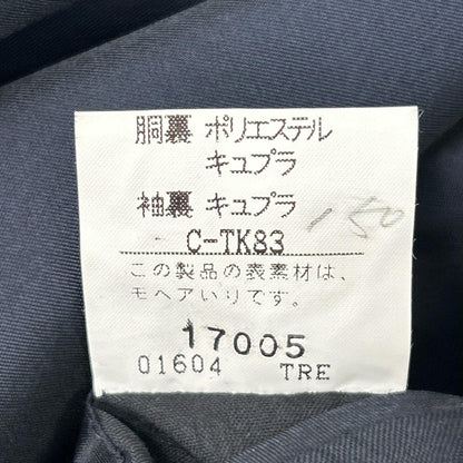Burberry's バーバリーズ ネイビー チェック ウールモヘア ダブル ブレザー ジャケット ジャケット