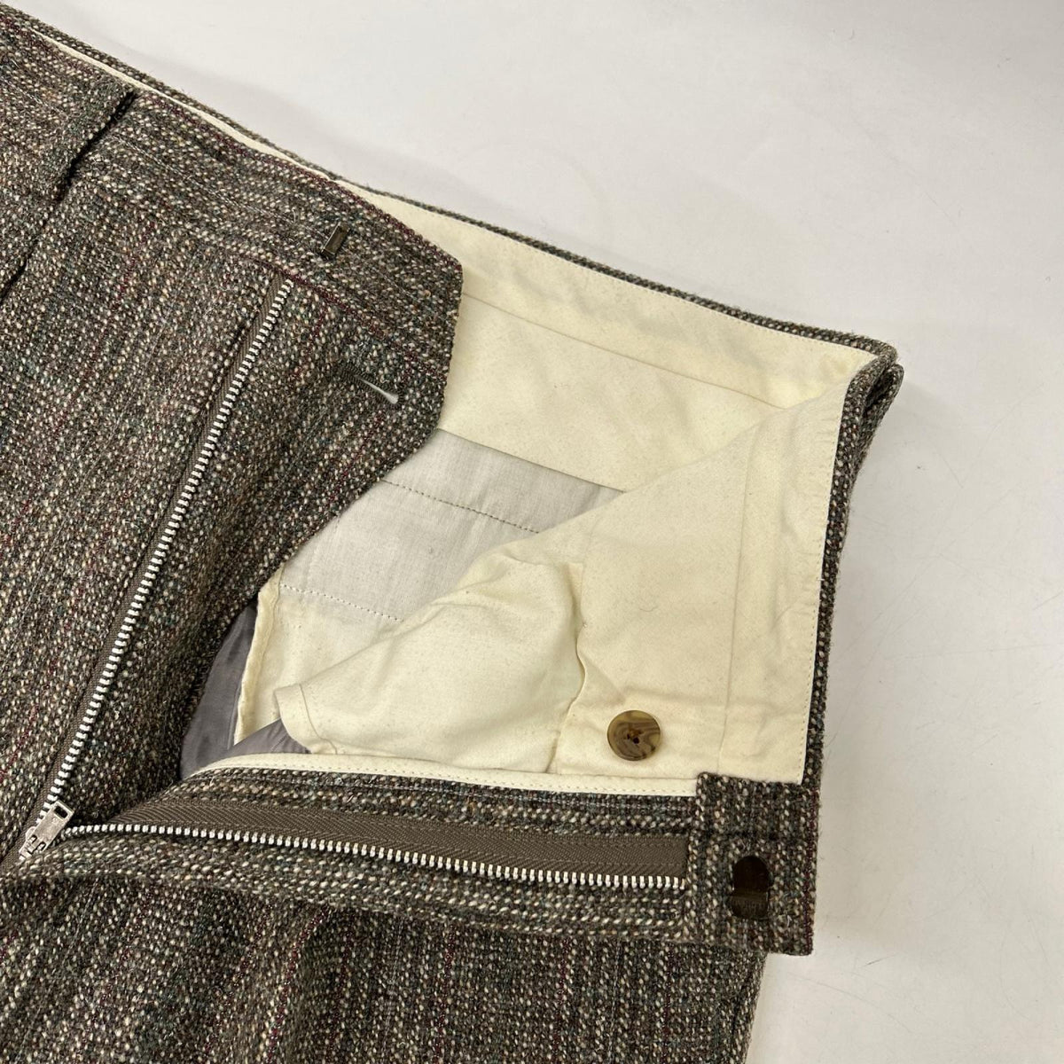 Burberry's バーバリーズ グレー チェック ツイード シングル ジャケット スーツ スーツ セットアップ
