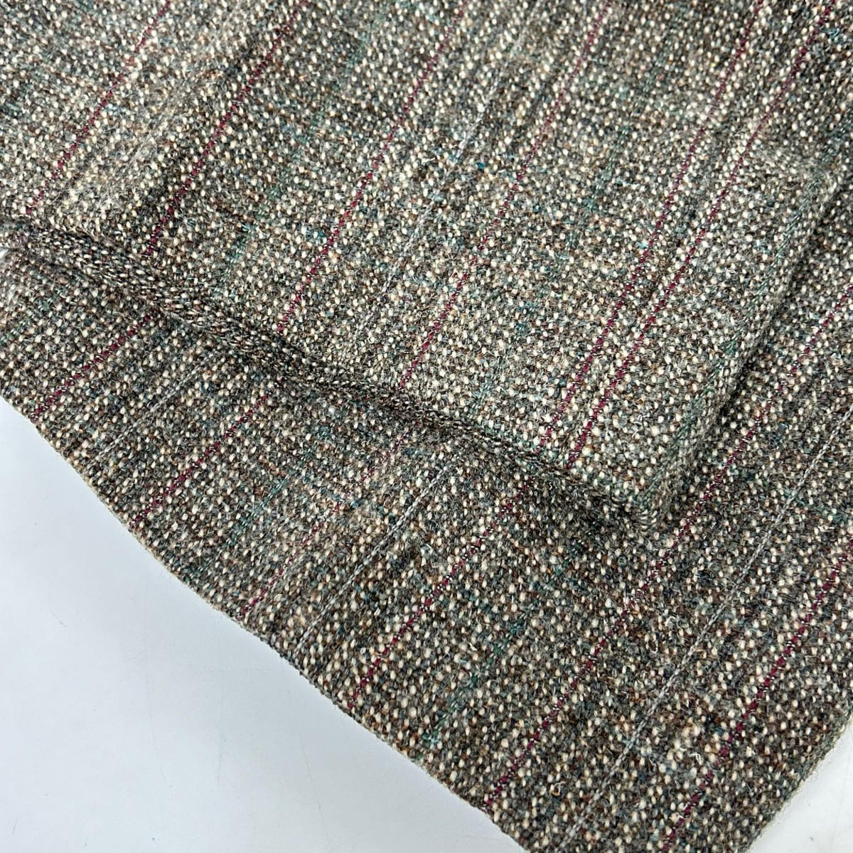 Burberry's バーバリーズ グレー チェック ツイード シングル ジャケット スーツ スーツ セットアップ