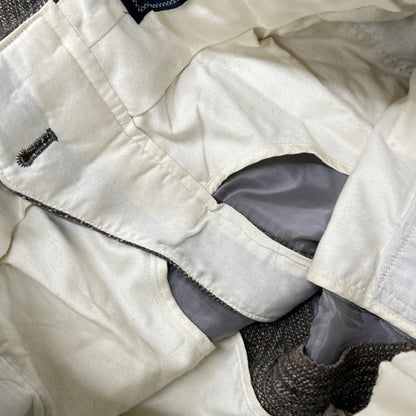 Burberry's バーバリーズ グレー チェック ツイード シングル ジャケット スーツ スーツ セットアップ