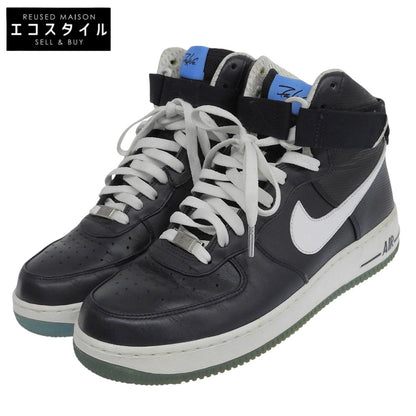 NIKE ナイキ Air Force 1 High Dark Obdisian スニーカー シューズ メンズ ネイビー 26.5cm 386161-400 シューズ