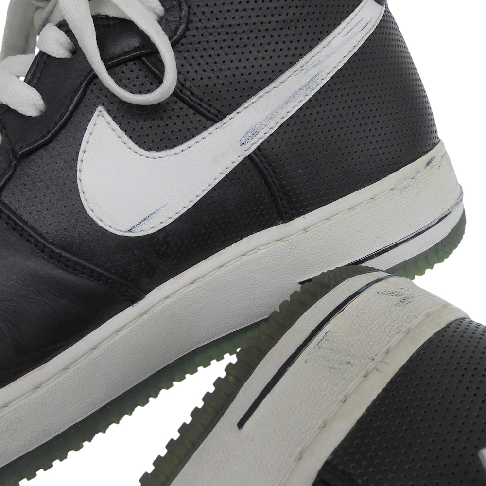 NIKE ナイキ Air Force 1 High Dark Obdisian スニーカー シューズ メンズ ネイビー 26.5cm 386161-400 シューズ