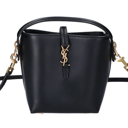 SAINT LAURENT PARIS サンローランパリ 新品同様 BRS765870 0824 LE 37 スモール シャイニーレザー 2WAYハンドバッグ ショルダーバッグ