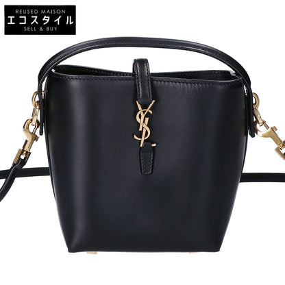SAINT LAURENT PARIS サンローランパリ 新品同様 BRS765870 0824 LE 37 スモール シャイニーレザー 2WAYハンドバッグ ショルダーバッグ