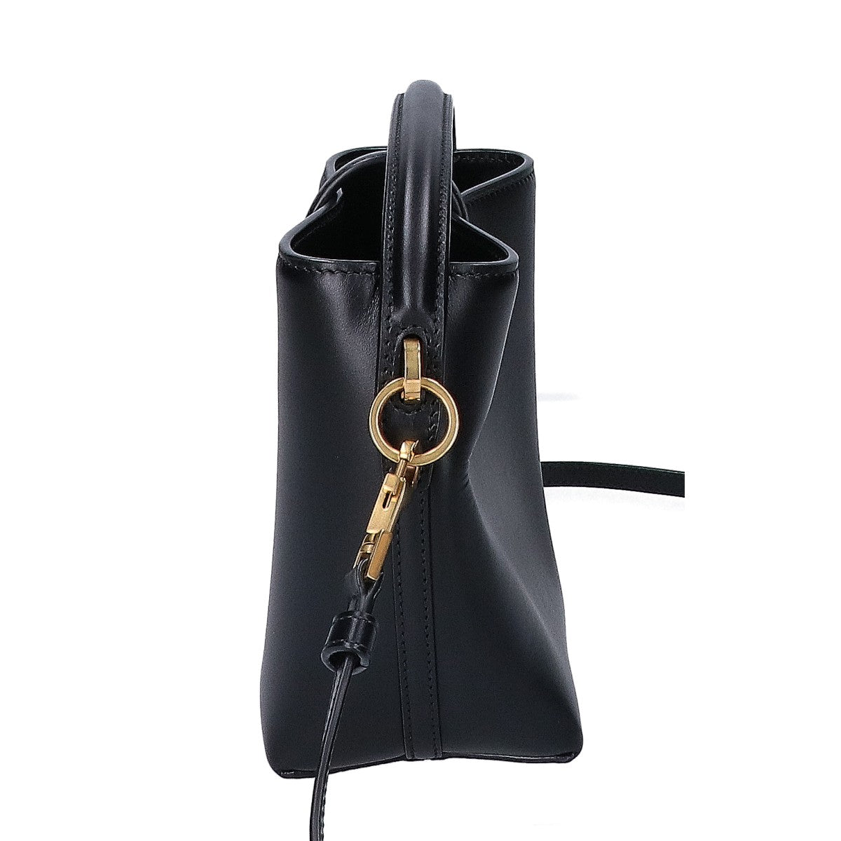 SAINT LAURENT PARIS サンローランパリ 新品同様 BRS765870 0824 LE 37 スモール シャイニーレザー 2WAYハンドバッグ ショルダーバッグ