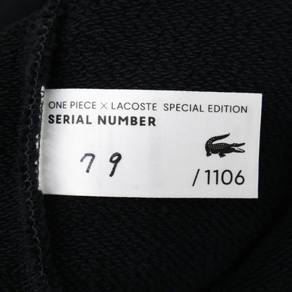 Lacoste ラコステ SH5234-99 xONE PIECE ブラック Front Cover Print Hoodie トップス