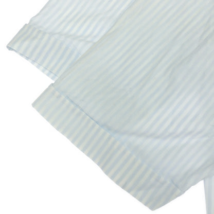 Lacoste ラコステ PH792E スカイブルー ストライプ スリムフィット ボタンダウンポロシャツ トップス