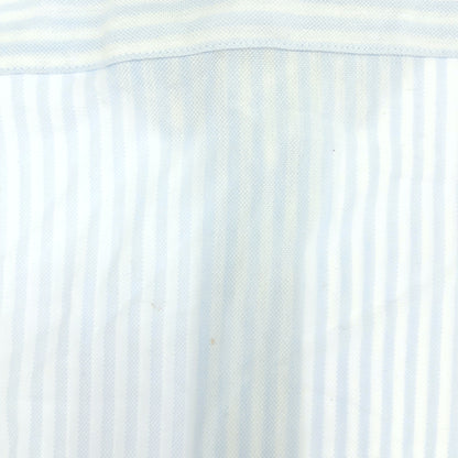 Lacoste ラコステ PH792E スカイブルー ストライプ スリムフィット ボタンダウンポロシャツ トップス