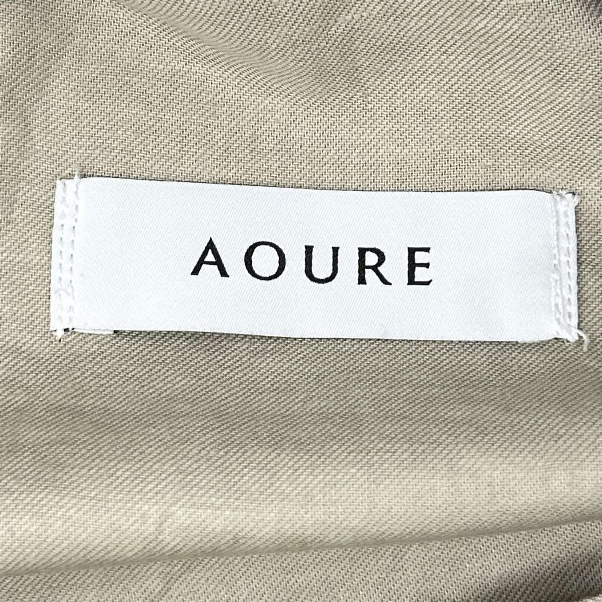AOURE アウール AMFP262028 ベージュ EVALET イミテーションリネン PT ボトムス