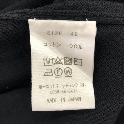 trenta settanta トレンタセッタンタ ブラック×ホワイト コットン ニットセーター トップス