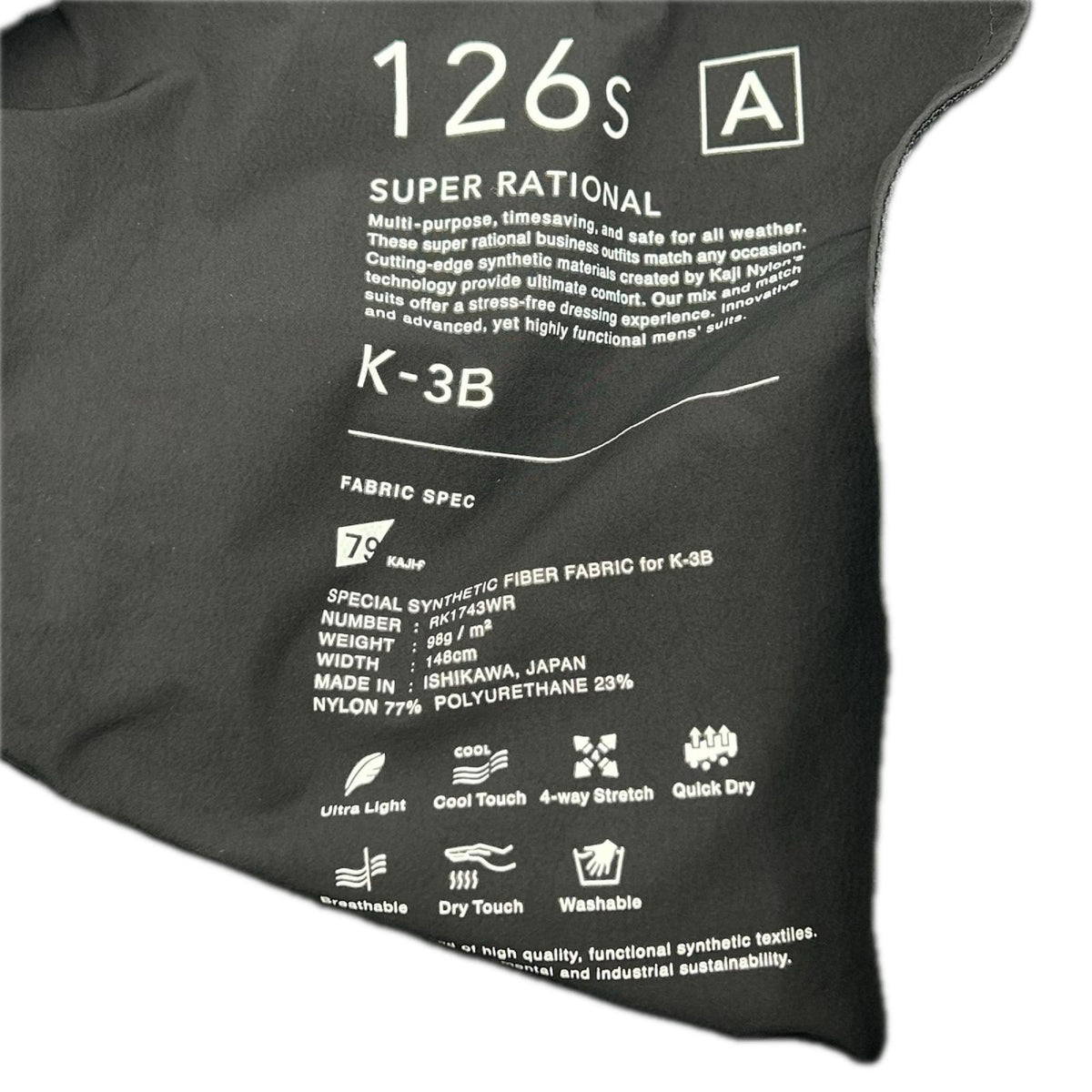 K-3B ケースリービー 126S_A ブラック 4WAYストレッチカーゴショーツ ボトムス