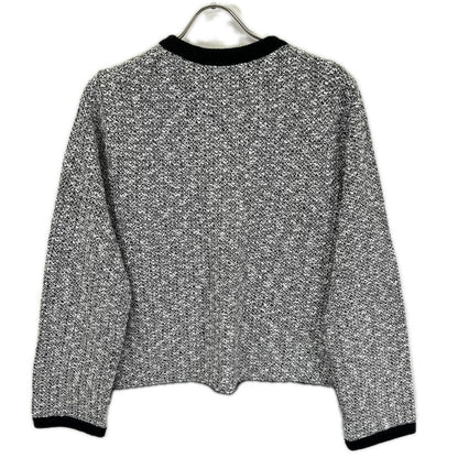 J.PRESS ジェイプレス KRGTGS0015 ホワイト×ブラック TWEED ニット ジャケット ジャケット