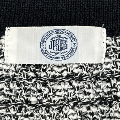 J.PRESS ジェイプレス KRGTGS0015 ホワイト×ブラック TWEED ニット ジャケット ジャケット