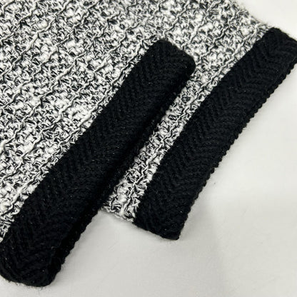 J.PRESS ジェイプレス KRGTGS0015 ホワイト×ブラック TWEED ニット ジャケット ジャケット