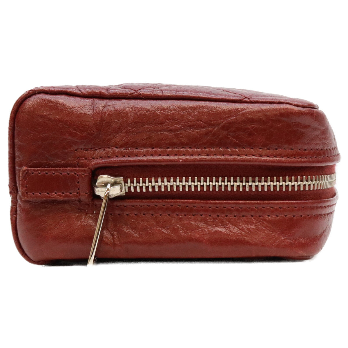 CHANEL シャネル 12番 A34717 ボルドー エイジドレザー カンボンライン コットンクラブ コスメポーチ ポーチ