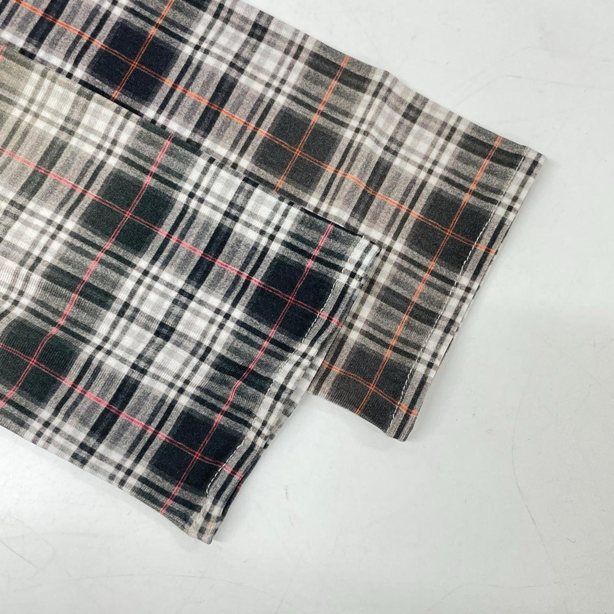 ACNE STUDIOS アクネ ストゥディオズ 25AW ベージュ シャーリングチェックストレッチジャージートップス トップス