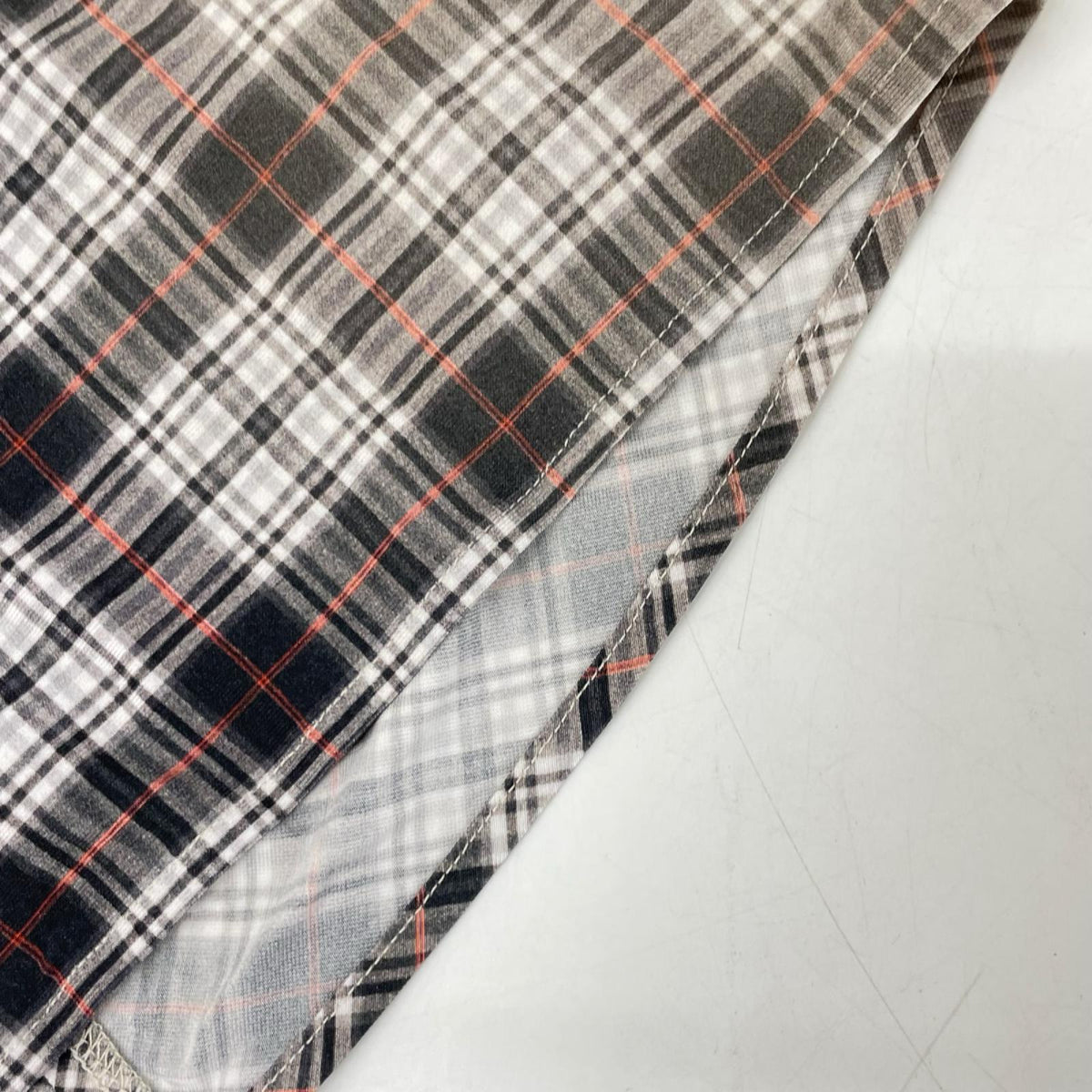 ACNE STUDIOS アクネ ストゥディオズ 25AW ベージュ シャーリングチェックストレッチジャージートップス トップス