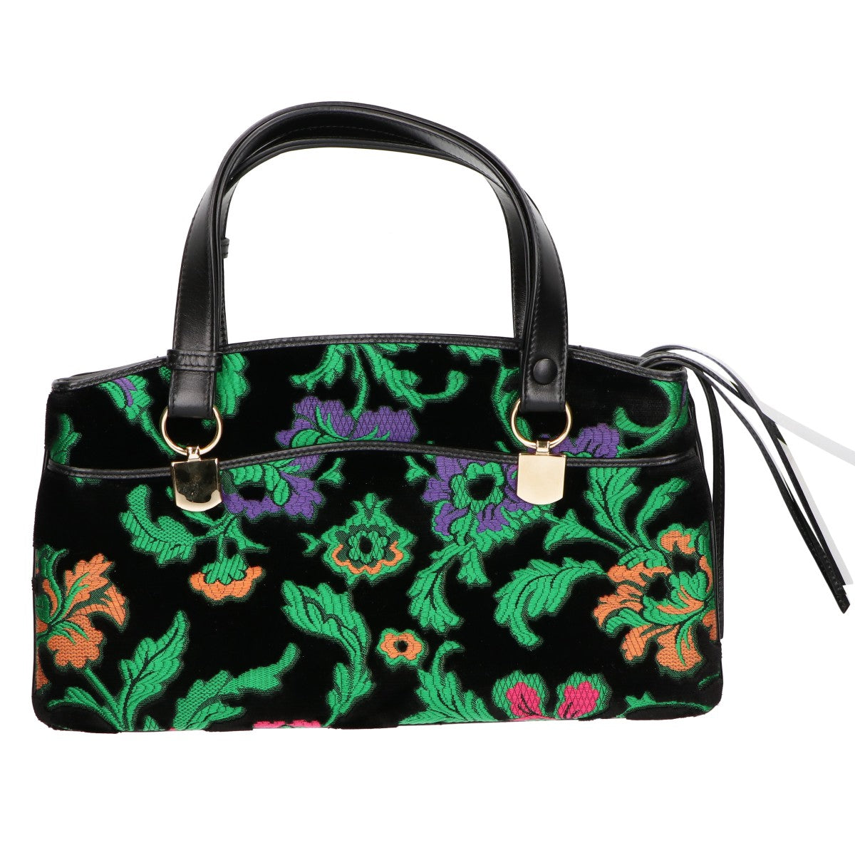 GUCCI グッチ 550130 ベロア刺繍 アリー ハンドバッグ