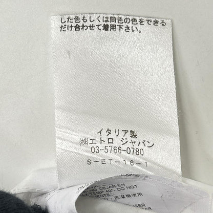 ETRO エトロ 171-1K528-6137 ホワイト コットン 総柄 半袖シャツ トップス